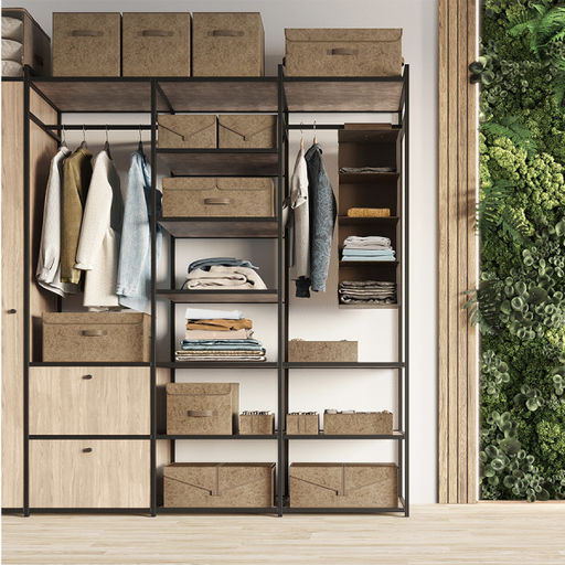 VAL MA-BOX-LM Короб стеллажный с крышкой, большой, 30*40*25 см, MONET AUTUMN, шт - Valiant фото 5