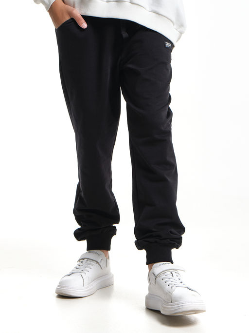 Брюки для мальчика штаны спортивные школьные 22-9819 черный - Mini maxi фото 5