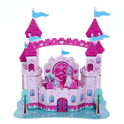 Конструктор 3D из пенокартона Волшебный замок, 21 деталь - Unicon фото 2