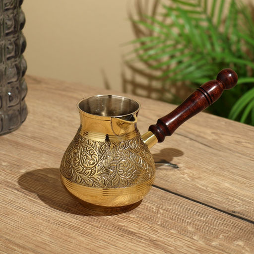 Турка, 20×10×10 см, 375 мл, латунь