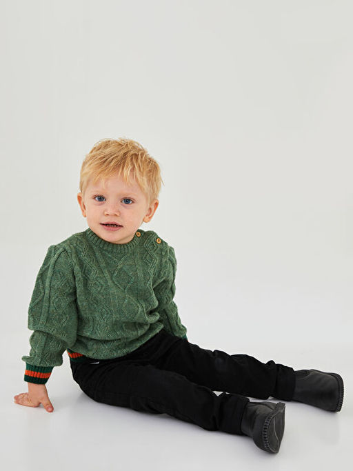 Skinny Fit Basic Erkek Bebek Pantolon - Waikiki фото 2
