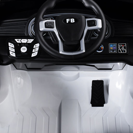 Электромобиль детский "Крутой внедорожник" (цвет белый)