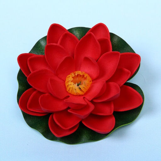 Цена за 5 шт. Растение водоплавающее "Кувшинка большая" d-10см красная