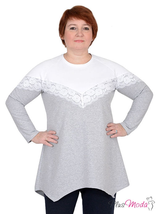 Туника Модель №204 размеры 50-74 - Plusmoda фото 3