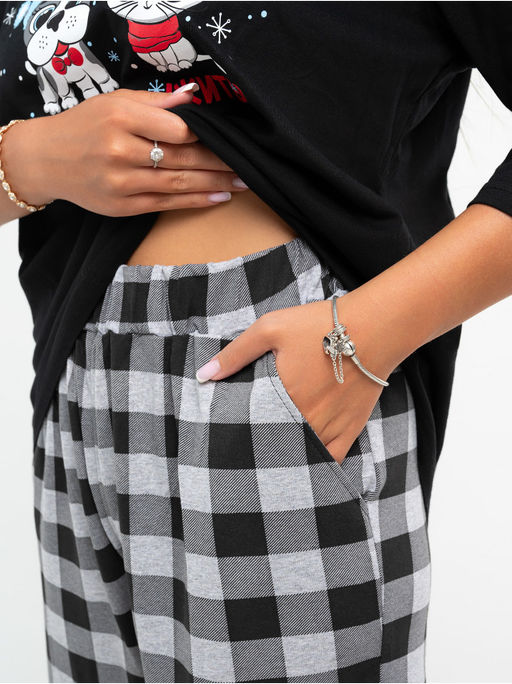 Пижама "Давай дружить" черный