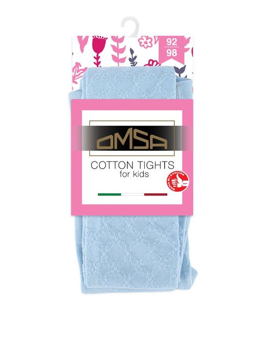OMSA kids Collant 12A11-3 с ажурным рисунком - blu chiaro  фото 2