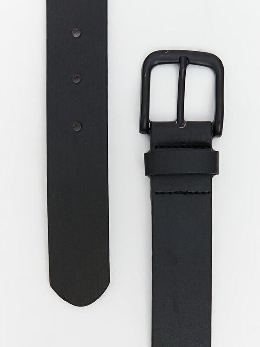 Deri G?r?n?ml? Erkek Kemer