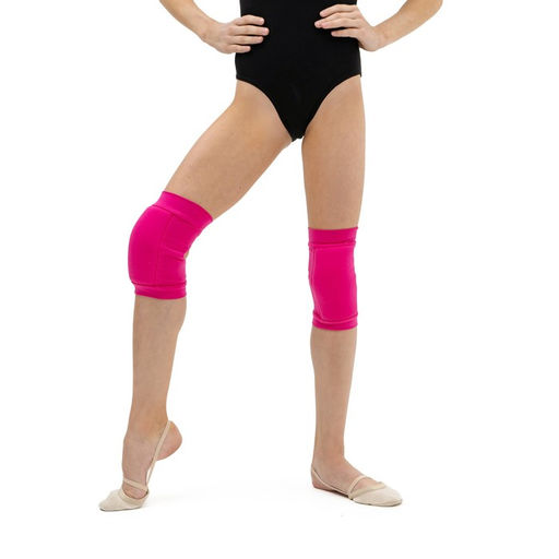 Наколенники для гимнастики и танцев Grace Dance, с уплотнителем, р. M, 11-14 лет, цвет фуксия  фото 7