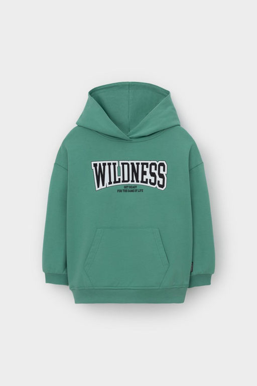 Crockid _ КР 302740/малахитово-зеленый к560 джемпер (худи) для мал  фото 2