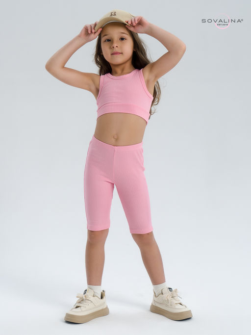 Костюм Тренд лапша розовый - Sovalina фото 8