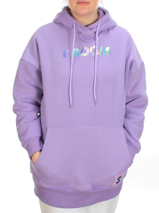 KD713 VIOLET Худи женское на флисе - Fashion фото 2