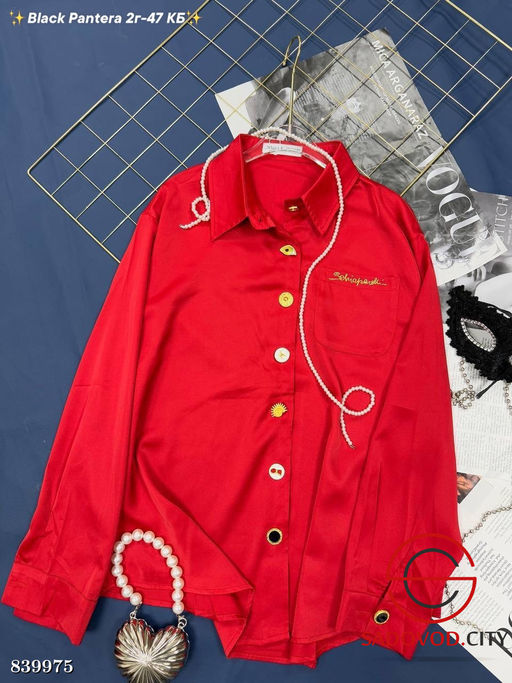 Рубашка женская однотонная - Bruno фото 4