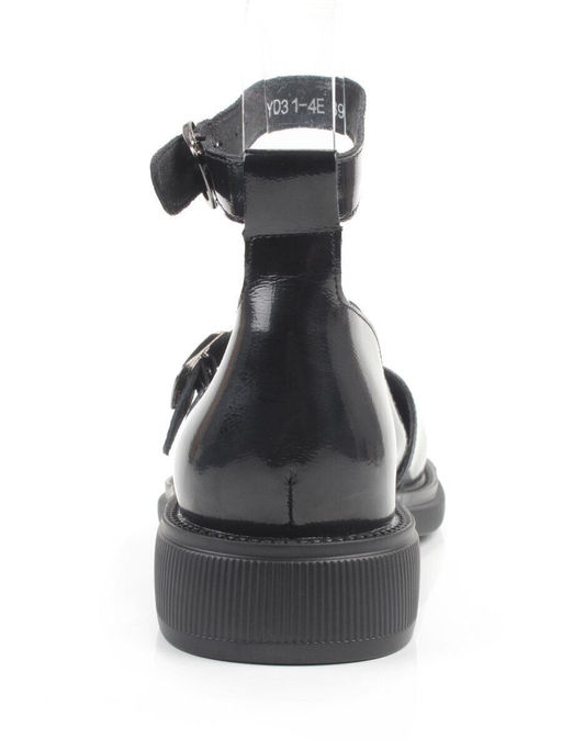 06-YD31-4E BLACK Туфли женские (натуральная кожа)