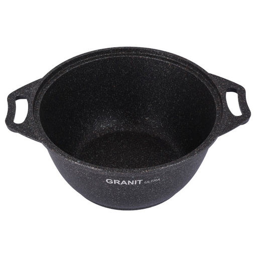 Кастрюля алюмин. 2л (стекл.крышка) (АП) "Granit ultra" original (кго22а)