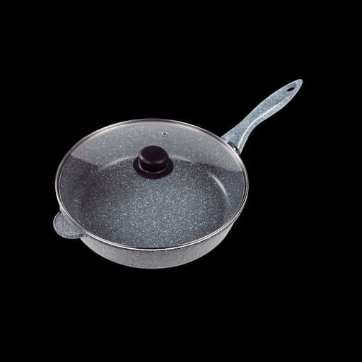 Сковорода 28 см, серая - Ярославна фото 5