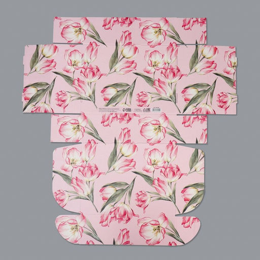 Коробка подарочная складная, упаковка, Цветы, 30.5?22?9.5 см