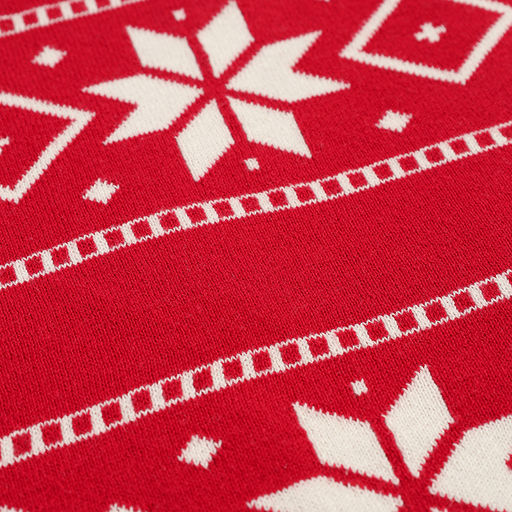 Плед из хлопка с новогодним рисунком Frostwork из коллекции New Year Essential, 130x180 см - Tkano фото 4