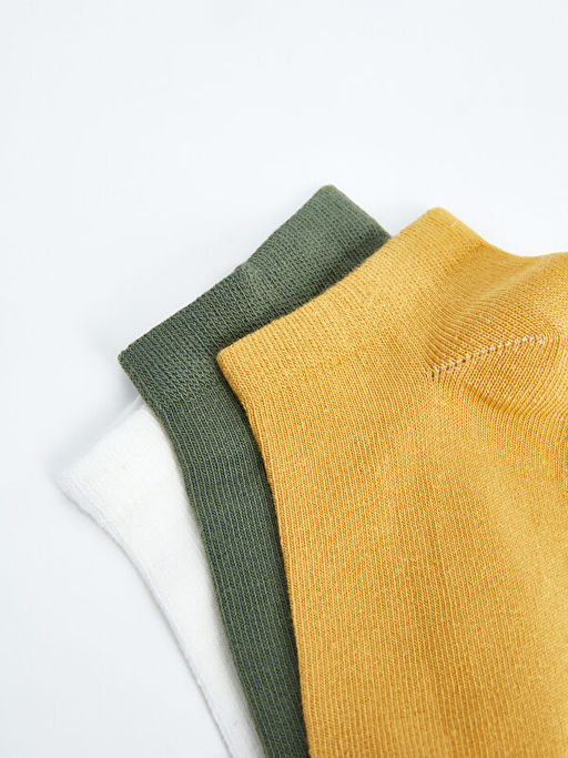 Basic K?z ?ocuk Patik ?orap 3l? - Waikiki фото 3