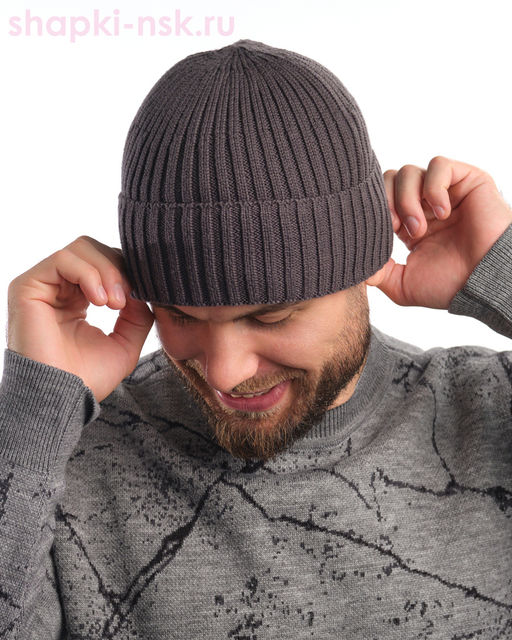 Дени Шапка мужская флис (56-58)