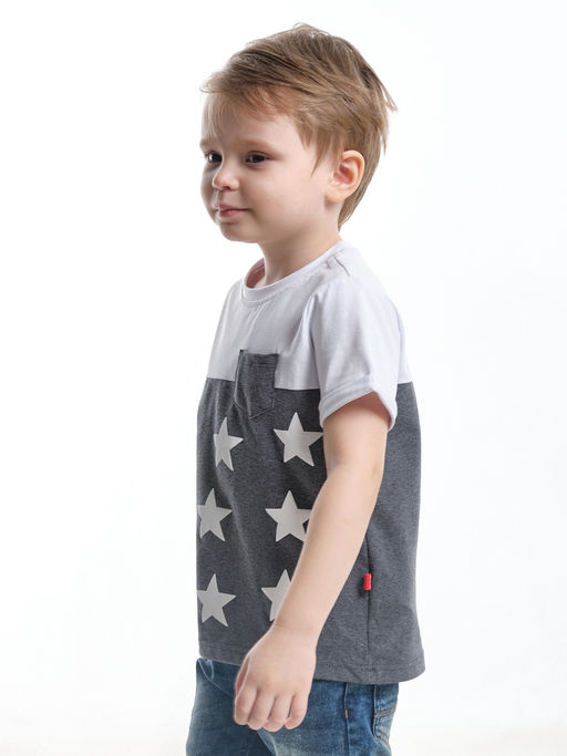 Футболка с принтом UD 4226 графит - Mini maxi фото 3