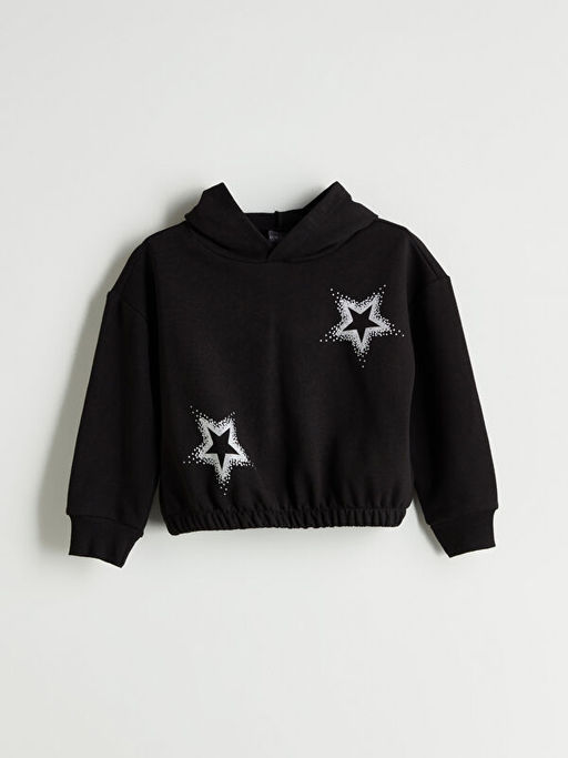 Kap??onlu K?z ?ocuk Sweatshirt