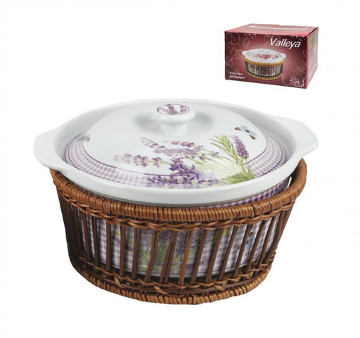 Кастрюля керамическая "Прованс" 9" 22 см , 2 л. арт. 112-545-9" (099399)