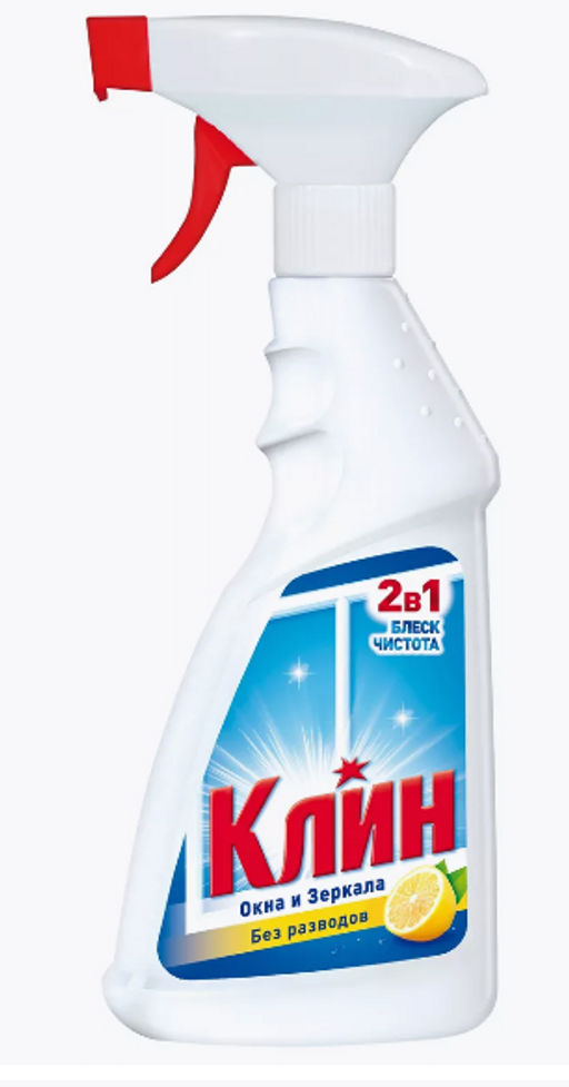 КЛИН средство д/мытья стекол 500мл Лимон