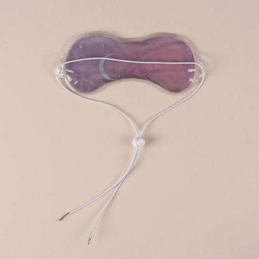 Цена за 2 шт. Маска для лица гидрогелевая «Ночь», охлаждающая/согревающая, 18×7×0.4 см, цвет фиолетовый