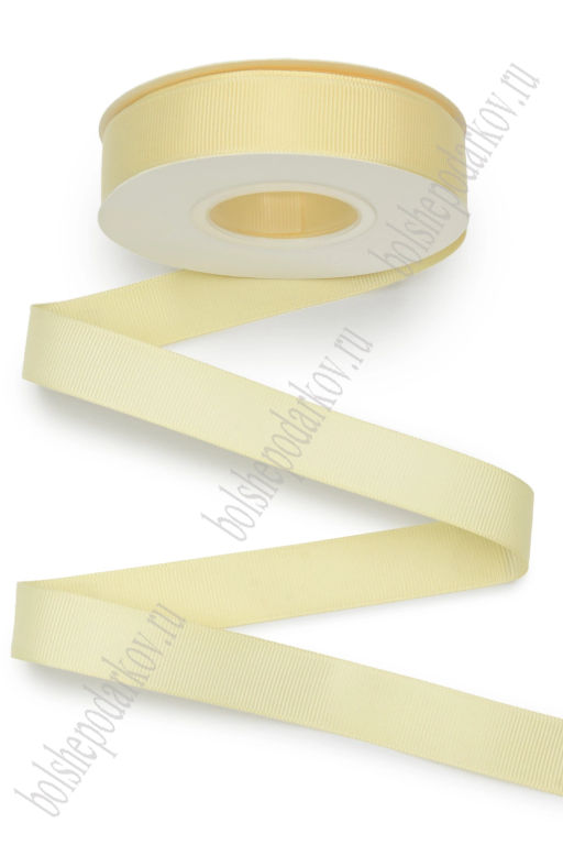 Лента репсовая 2 см*20 ярд "1 сорт" (SF-1723) бежевый №0111