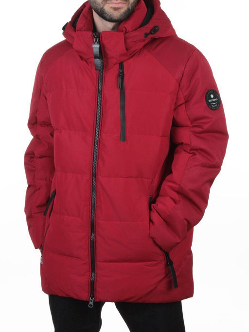 6702L BURGUNDY Куртка мужская зимняя (200 гр. холлофайбер)