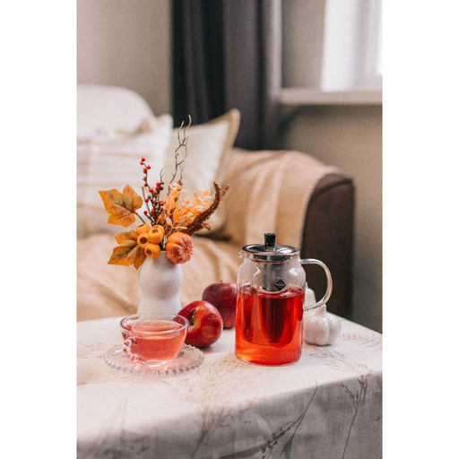 Заварочный чайник Magistro Созидание, 1 л, металлическое сито, стекло фото 2