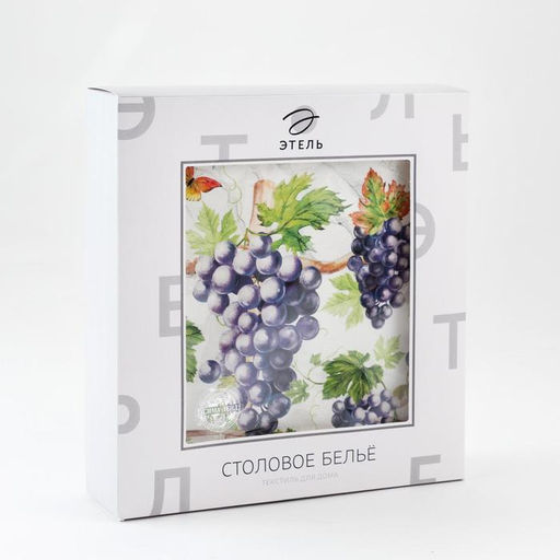 Скатерть «Этель» Provence, d=150 +/-3 см, 100% хлопок, саржа 190 г/м²