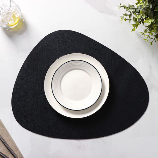 Набор салфеток сервировочных на стол Доляна Тэм, 4435 см, 4 шт, цвет чёрный  фото 2