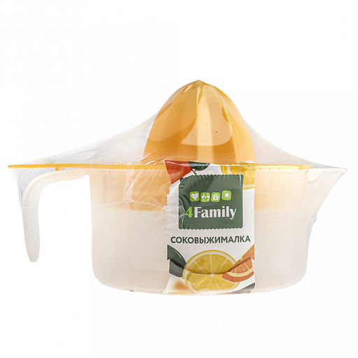 Соковыжималка для цитрусовых пластмассовая 16,5х10,5х9,5см (Россия)