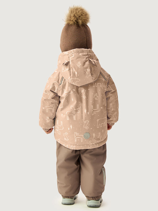 Костюм 7з0426 пудра/какао