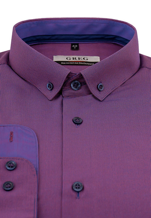 Сорочка мужская длинный рукав GREG 774/139/879/Z/b/1p_GB  фото 9