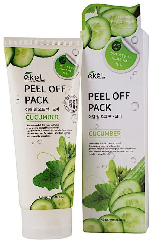 Ekel Маска-пленка с экстрактом огурца - Peel off pack cucumber, 180мл