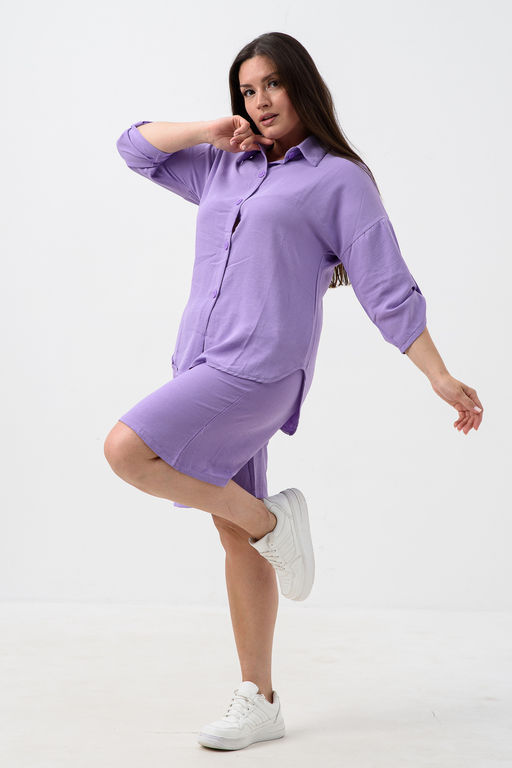 Комплект женский (рубашка+шорты) 52523