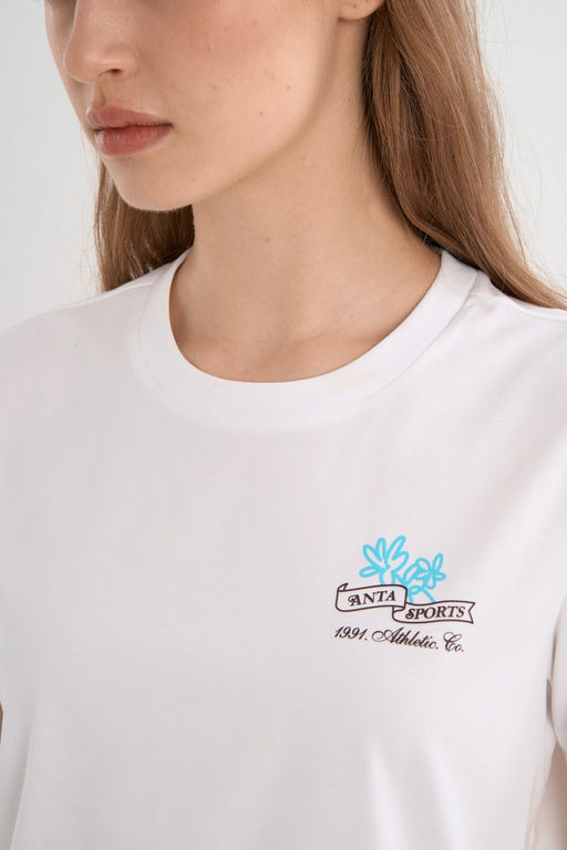Футболка Белый ANTA SPORTS CLUB SS Tee  фото 7