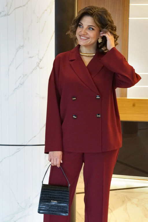 Костюм ALANI 2437 бордо