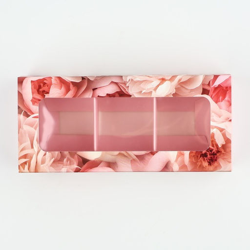 Цена за 5 шт. Коробка под 3 конфеты с ячейками «Для тебя», 13.3 х 3.3 х 5.8 см