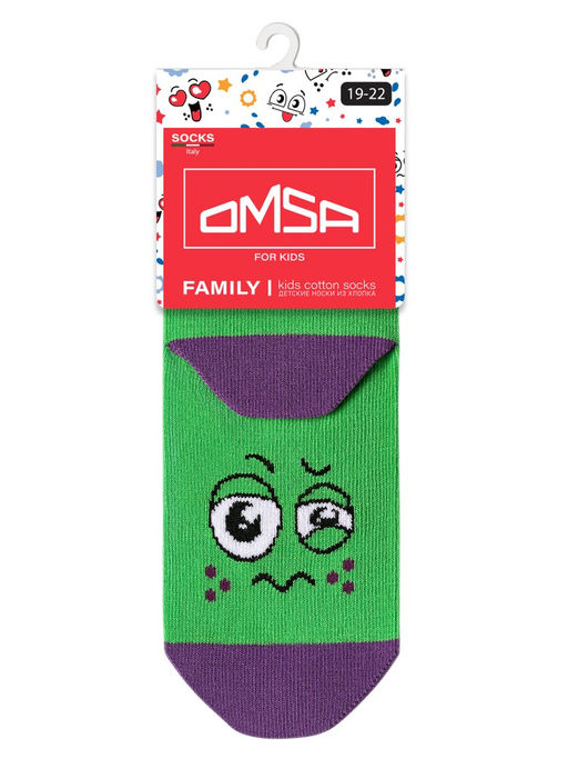 OMSA kids Calzino 21P42 (Смайлики) - orange