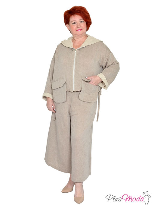 Юбка-брюки Модель №1551 размеры 44-84 - Plusmoda фото 3