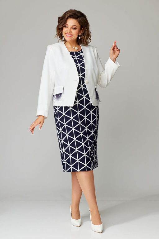 Костюм Aira Style 24-32 Сине-молочный