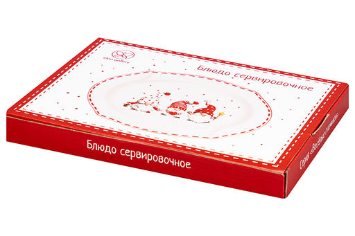 Блюдо 25,5*19*2 см Весёлые гномики - Elan gallery фото 10