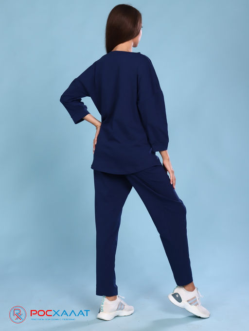 Трикотажный костюм с брюками К-59