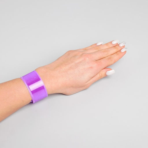 Цена за 12 шт. Браслет светоотражающий, 22 см, цвета МИКС - Simaland фото 2