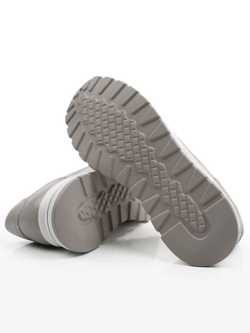 03-C207-3A GRAY Кроссовки летние женские (натуральная кожа)