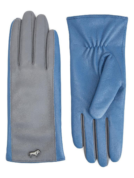 Перчатки жен п/ш LB-0641 grey/l.blue - Labbra фото 2