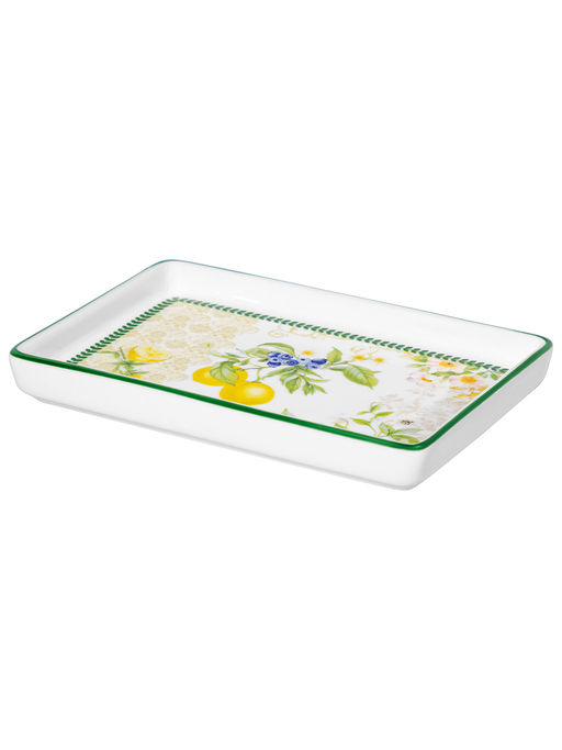 Масленка 15,5*10,5*7,8 см Лимоны фарфор NEW BONE CHINA - Elan gallery фото 3